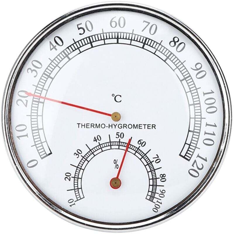 Image of XVX - in 1 Edelstahl Thermometer Hygrometer Indoor Sauna Ausrüstung Zubehör