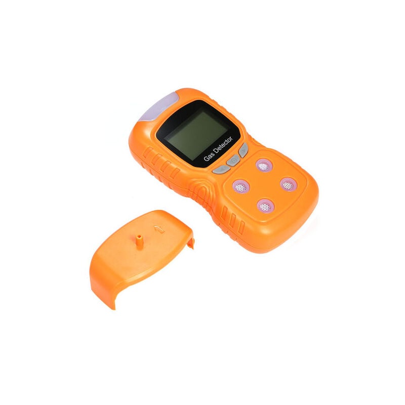 Elle - in 1 Gas Detector, with lcd Display, Sound and Vibration Alarm, Orange