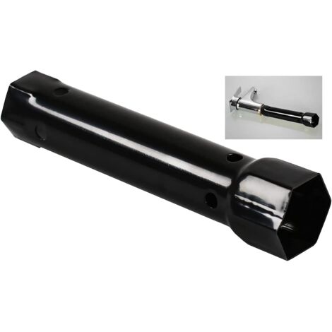 in 1 Socket Wrench Spool Basin Faucet Installation and Repair Tools Durable and Multi-Function for Kitchen Bathroom Faucet (Carbon Steel, Black)