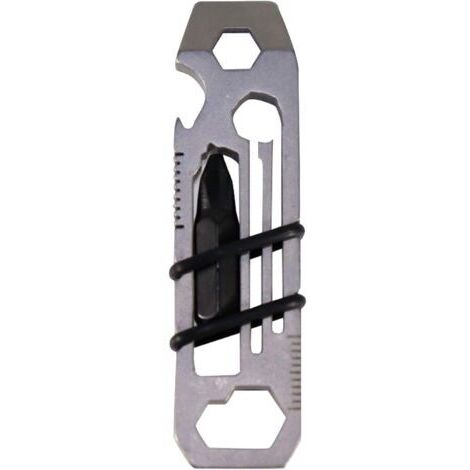 in 1 Stainless Steel Multi-Tool, Multi-Function Can Opener, Stainless Steel, Allen Wrench, EDC Equipment, For Travel, Mountaineering, Camping, Hiking
