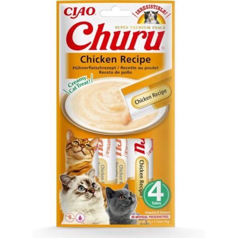 Inaba Gatto Churu Snack Cremoso 4 x 14gr Pollo