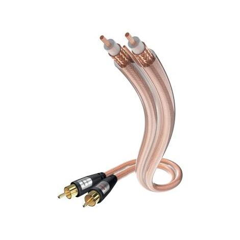 Inakustik 0030413 audio de cable 3 m RCA Transparent