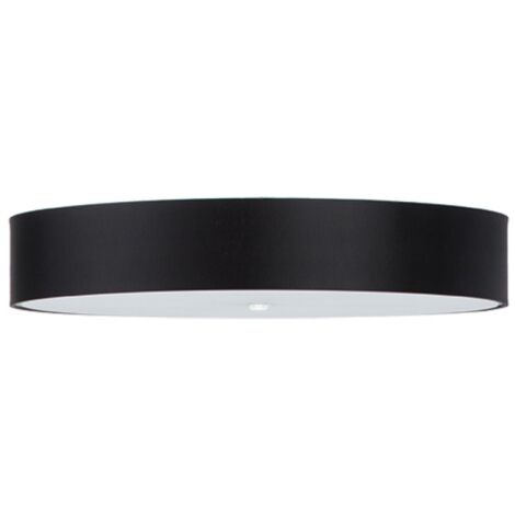 Incasso Cilindrico Nero 80cm E27 Plafón cilíndrico Negro 80cm E27