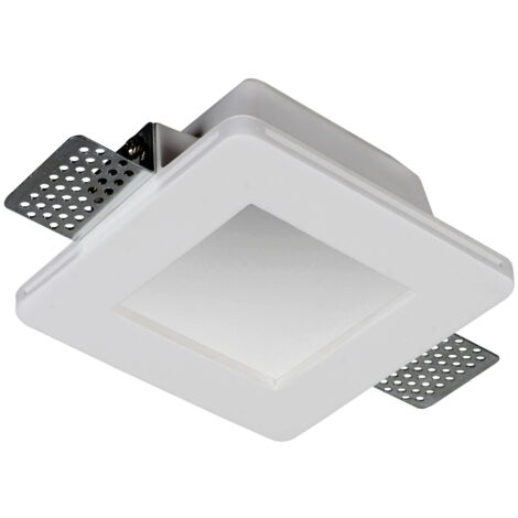 INCASSO GESSO GU10 12X12XH6,2CM DA SOFFITTO