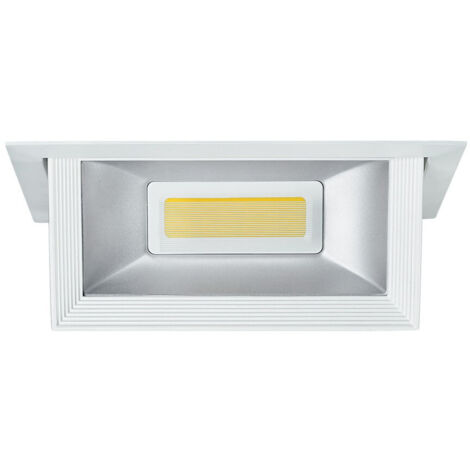 INCASSO LED LYBRA ORIENTABILE BIANCO 30W 1600LM 3200K 21,9X14,6X23,5CM