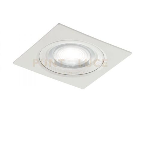 INCASSO LED MIZAR ORIENTABILE BIANCO 3W 240LM 4000K 7,5X7,5X4,5CM