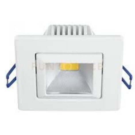 INCASSO LED POUND ORIENTABILE BIANCO 5W 380LM 5500K 9X9X5CM