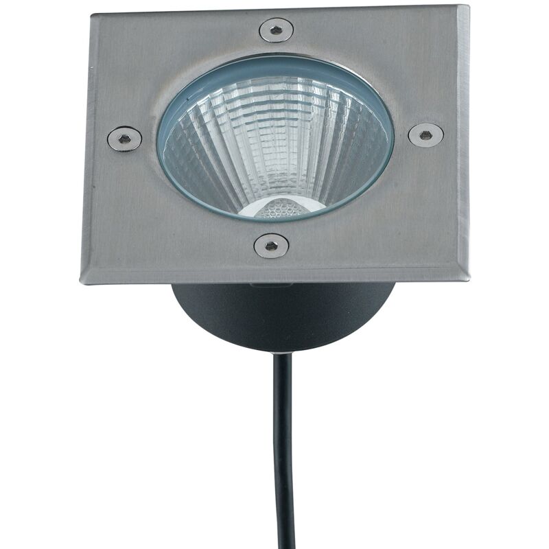 Incasso LED WALK 12W quadrato in acciaio inox luce...