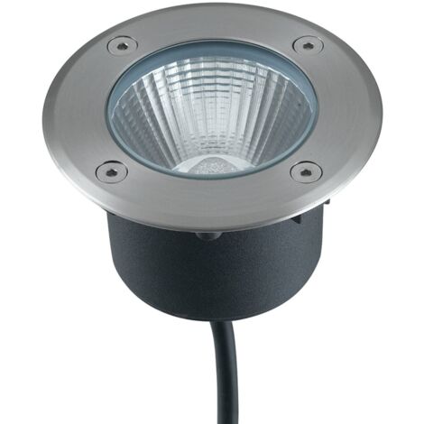 Incasso LED WALK 8W rotondo in acciaio inox luce naturale 10 cm.