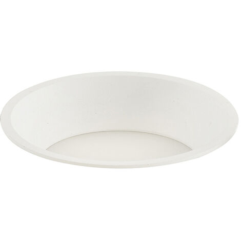 Incasso LED XANTO tondo bianco satinato con luce antiflesso 18W 4000K (luce naturale) 15,4x5,5 cm.