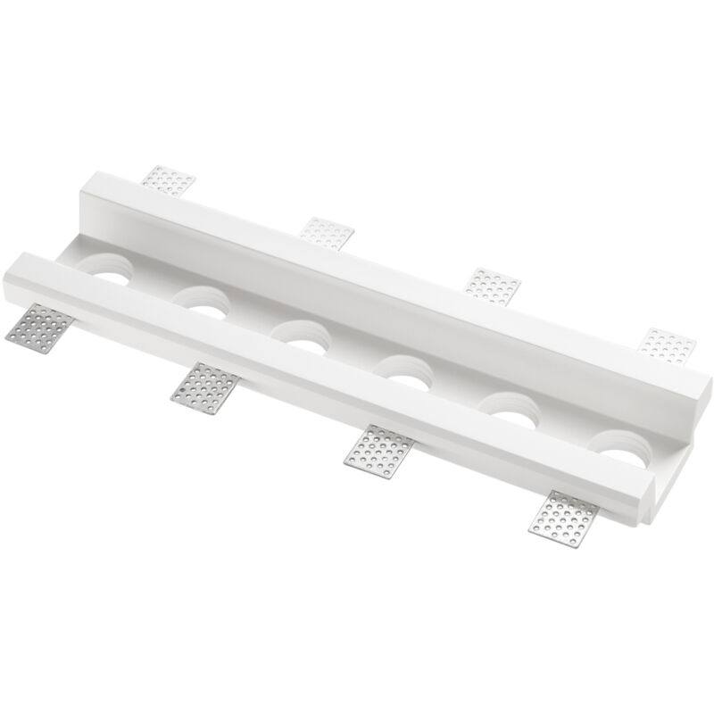 Incasso skilift lineare in gesso bianco