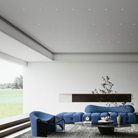 "Incasso STARLIGHT bianco. argento in alluminio 0.2 W 4000K (luce naturale)"