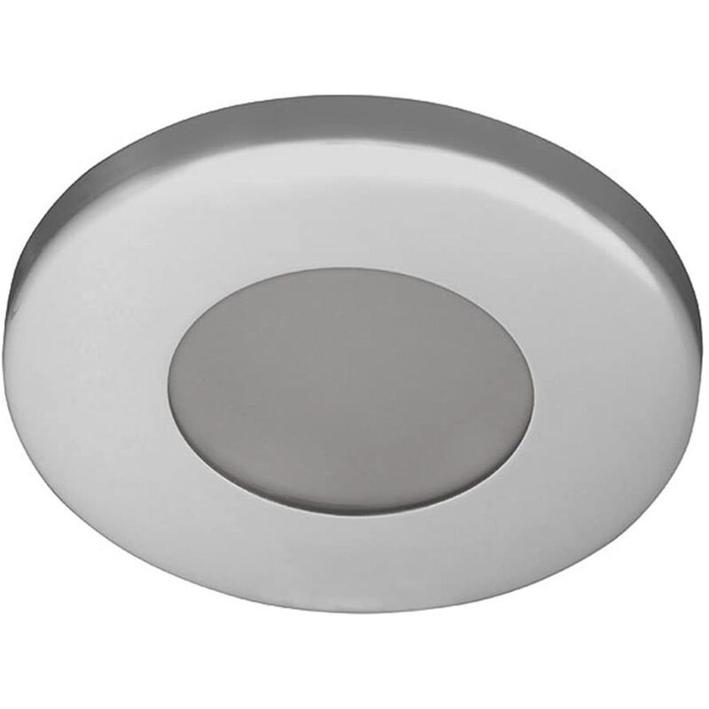 Image of Vetrineinrete - Incasso tondo doccia in acciaio lucido a tenuta stagna ip44 impermeabile illuminazione luce porta faretto