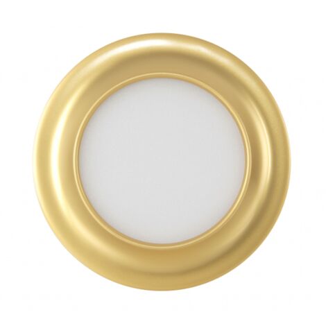 Incasso Trevor Oro LED 9W 3000K 720lm (Ø12x12x1,5) Taglio Ø10,5cm