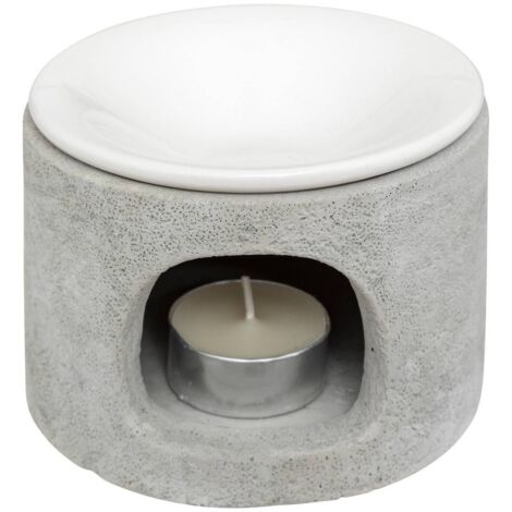 Incensario de cemento Olioa 11x7cm - Atmosphera créateur d'intérieur
