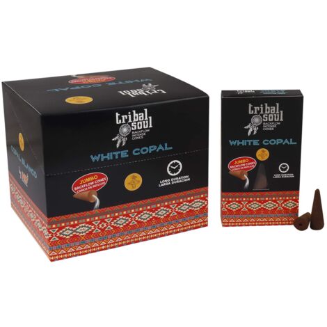Incesné Tribal Soul Backflow - Copal Blanc- Vendu par 1