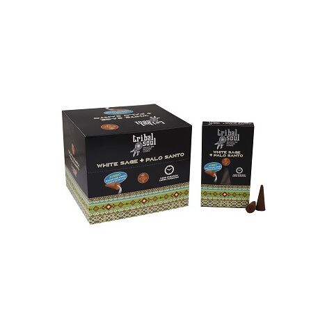 Incesne Tribal Soul Backflow - Sauge Blanche + Palo Santo- Vendu par 1