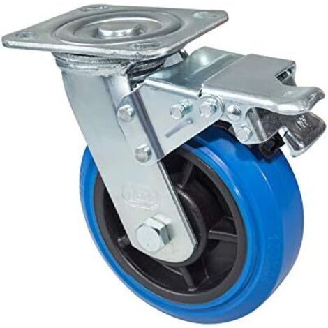 inch 100mm quiet and heavy duty swivel caster