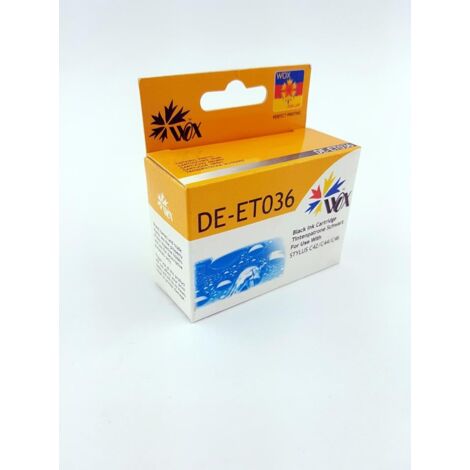Inchiostro nero Wox EPSON T036 ricambio C13T03614010