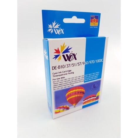 Inchiostro Wox Cyan BROTHER LC970C / LC1000C sostituzione LC970C / LC1000C