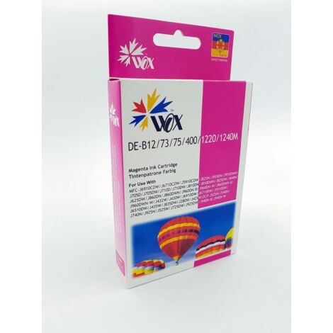 Inchiostro Wox Magenta BROTHER LC1240 sostituzione LC 1240M