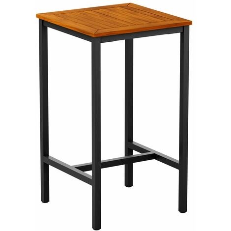 Inck - 4 Leg Poseur Table - Black - 70x70cm - Black