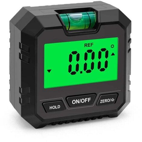 Inclinometer, digital electronic level, digital protractor, for carpentry, construction, automotive industry