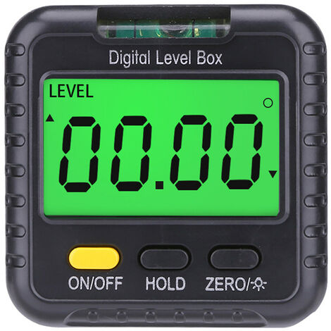 Bulle Digital Rapporteur numérique 0 °~225 ° Viseur dangle avec écran LCD angle de 400 mm Outil de mesure pour vertical horizontal Niveau Inclinomètre électronique Mesure dangle 