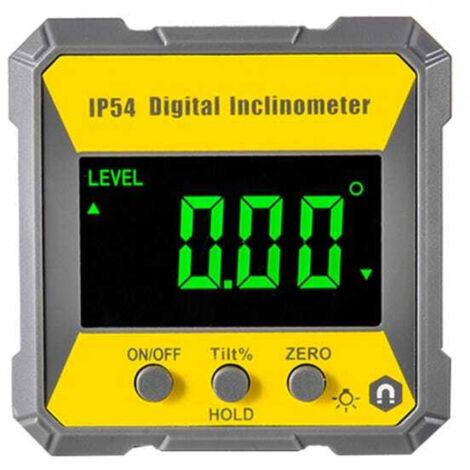 Inclinomètre numérique 4x90° Niveau électronique