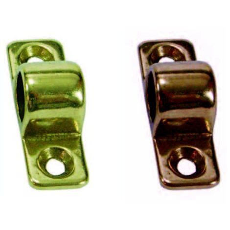 Incontro piano per cricchetto sopraluce - Specifiche: ottone lucido - 10 pz