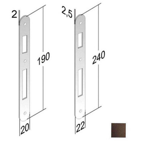 Incontro Serrature Patent Bt 8X90 Bronzato      Gb