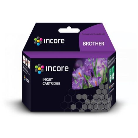 Incore Tinte für Brother LC-422Y, Gelb, 10 ml mit Chip