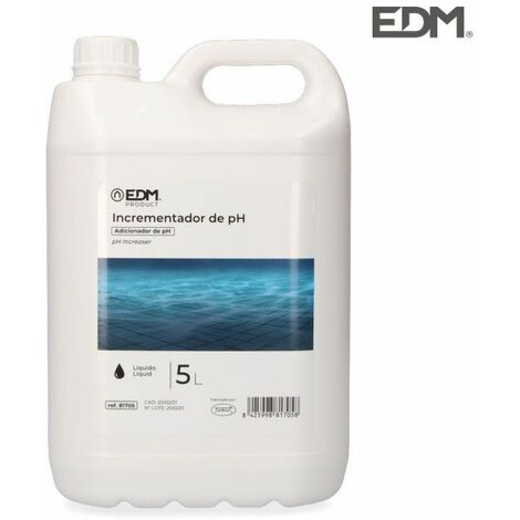 Incrementador ph líquido 5 litros fusion edm EDM 81705