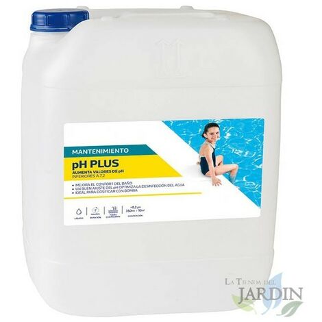 Incrementador Ph liquido piscinas. 25 litros