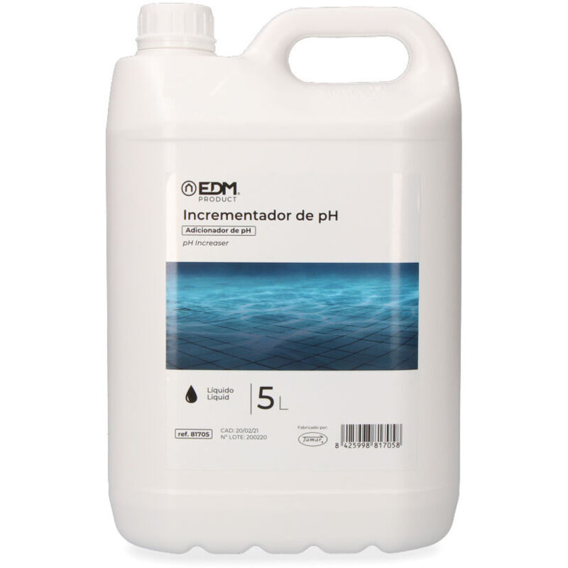Edm - Incrementador Ph Líquido 5 L. Fusion