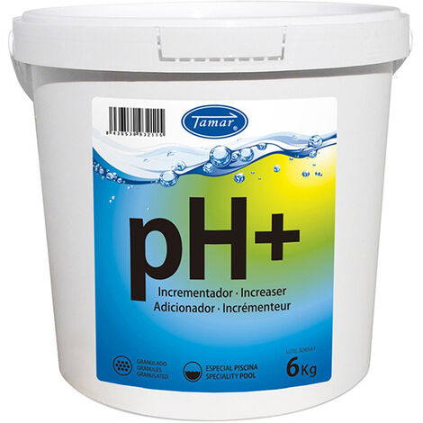 Incrementador pH+ piscina granulado 6 kg