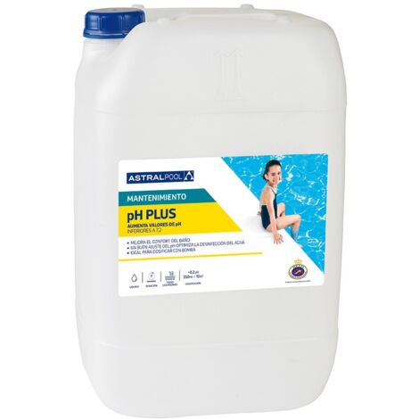 Incrementador PH plus Líquido Astralpool 20 Litros