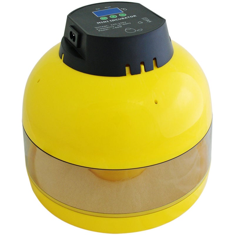 

Incubadora para huevos, capacidad para 10 huevos de gallina, aves de corral, pato, codorniz, reptil