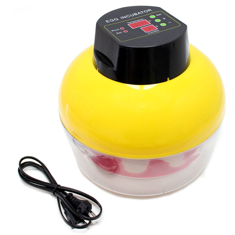 

Incubadora automática 8 huevos, control temperatura, Incubación Criadero Cría aves de corral Pollos