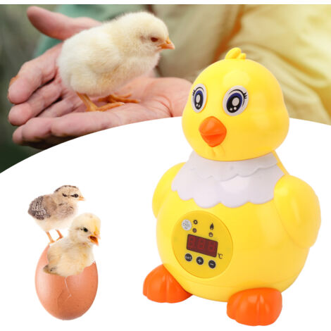 Incubadora automática para 6 huevos, mini incubadora para aves de corral, ABS, pantalla LCD inteligente.