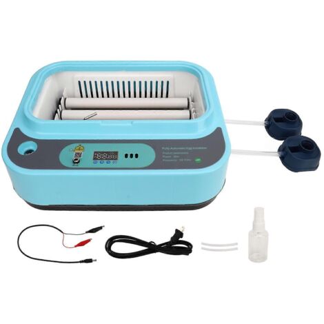 Incubateur automatique intelligent mini 15 œufs avec contrôle de la température et de l'humidité pour l'éclosion, prise US 110 V
