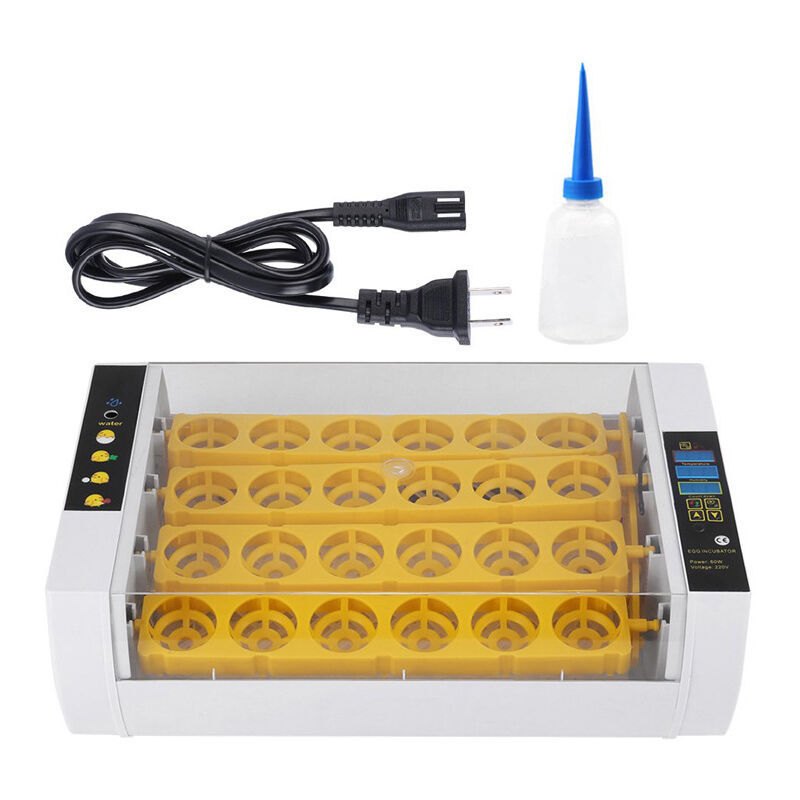 Incubateur d'œufs, incubateur d'œufs avec affichage numérique, retournement automatique des œufs, contrôle automatique de la température, pour faire