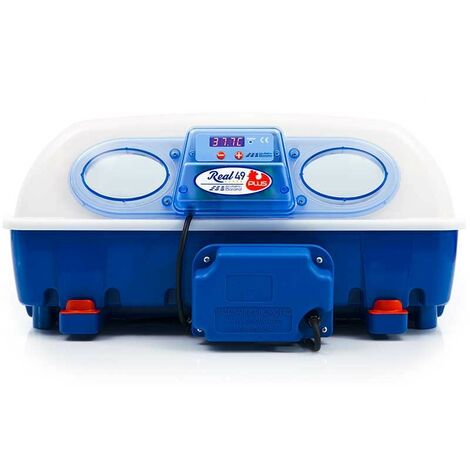 Incubatrice automatica per uova di uccelli Real 49 Plus, misure 58x57x25 cm