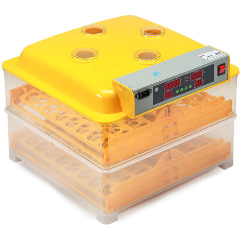 Incubatrice per uova, incubatrici per uova da cova con controllo della  temperatura, mini digitale trasparente anatra di pollo quaglia pappagallo  uccelli incubatrice per uova (giallo) giallo