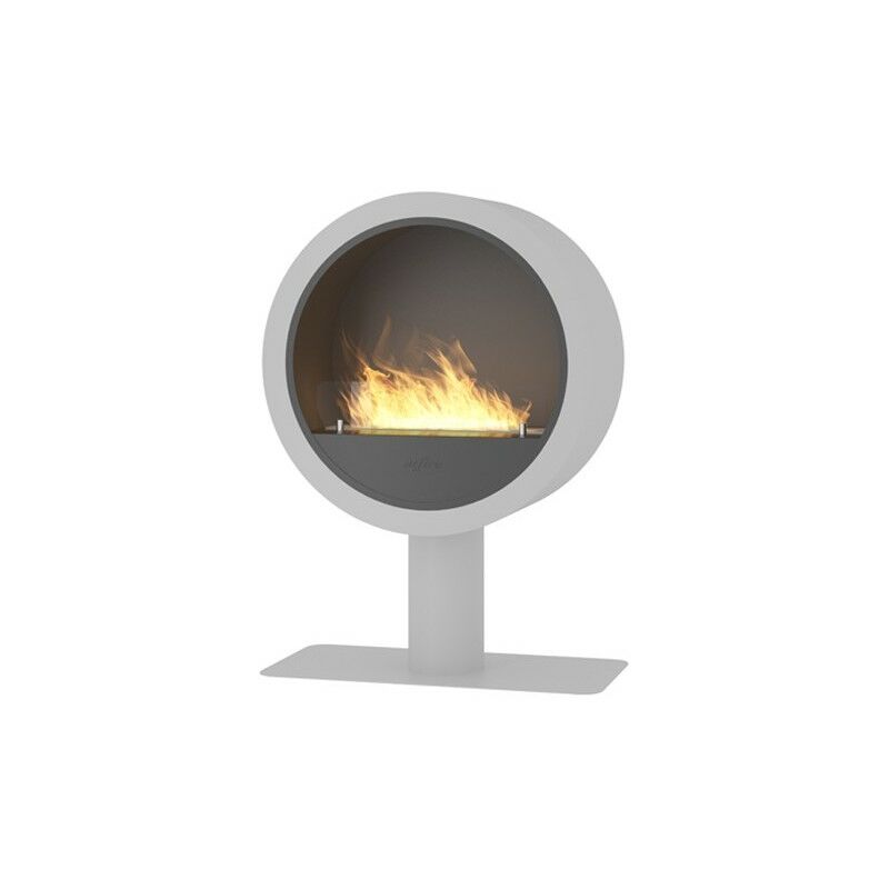 Incyrcle Stand Biocamino Da Pavimento Freestanding, Bianco