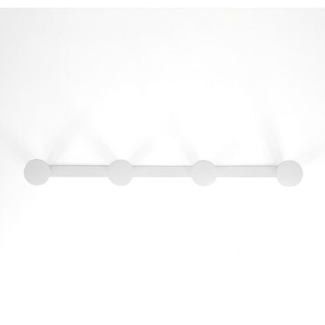 Inda - Appendiabiti quadruplo One bianco opaco