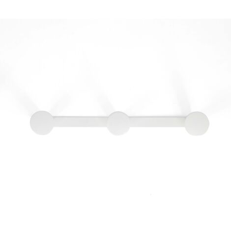 Inda - Appendiabiti triplo One bianco opaco