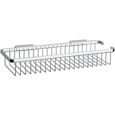 Inda - Cestino portaoggetti L.39 H.6,5 cm cromo lucido