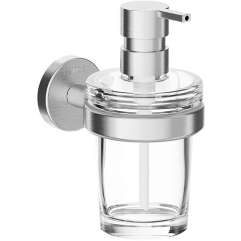 Inda - Dispenser sapone a parete Gealuna in acciaio spazzolato