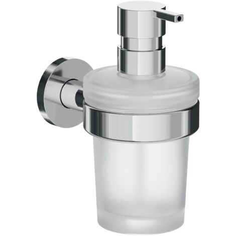 Inda - Dispenser sapone a parete Touch cromo lucido / vetro